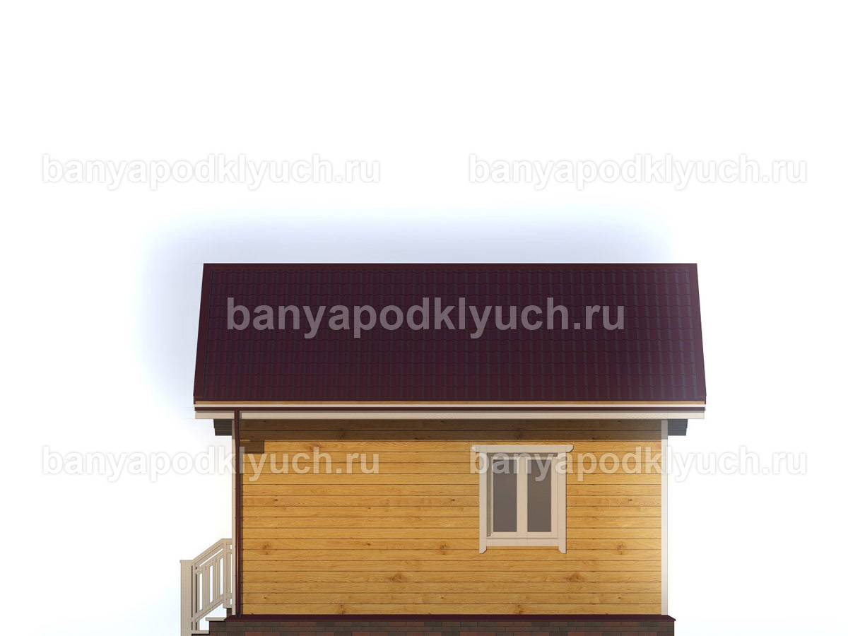 Баня из бруса 6x6 м Баня из бруса 6x6 м