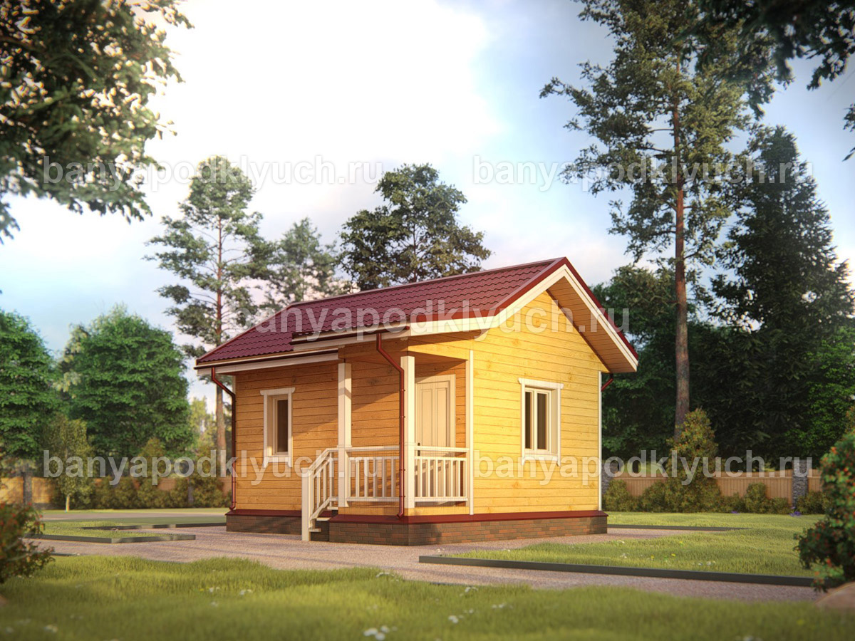 Баня из бруса 6x4 м Баня из бруса 6x4 м