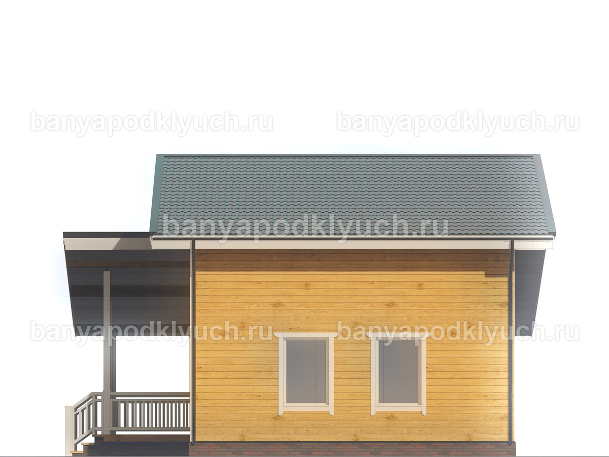 Баня из бруса 9x9 м Баня из бруса 9x9 м