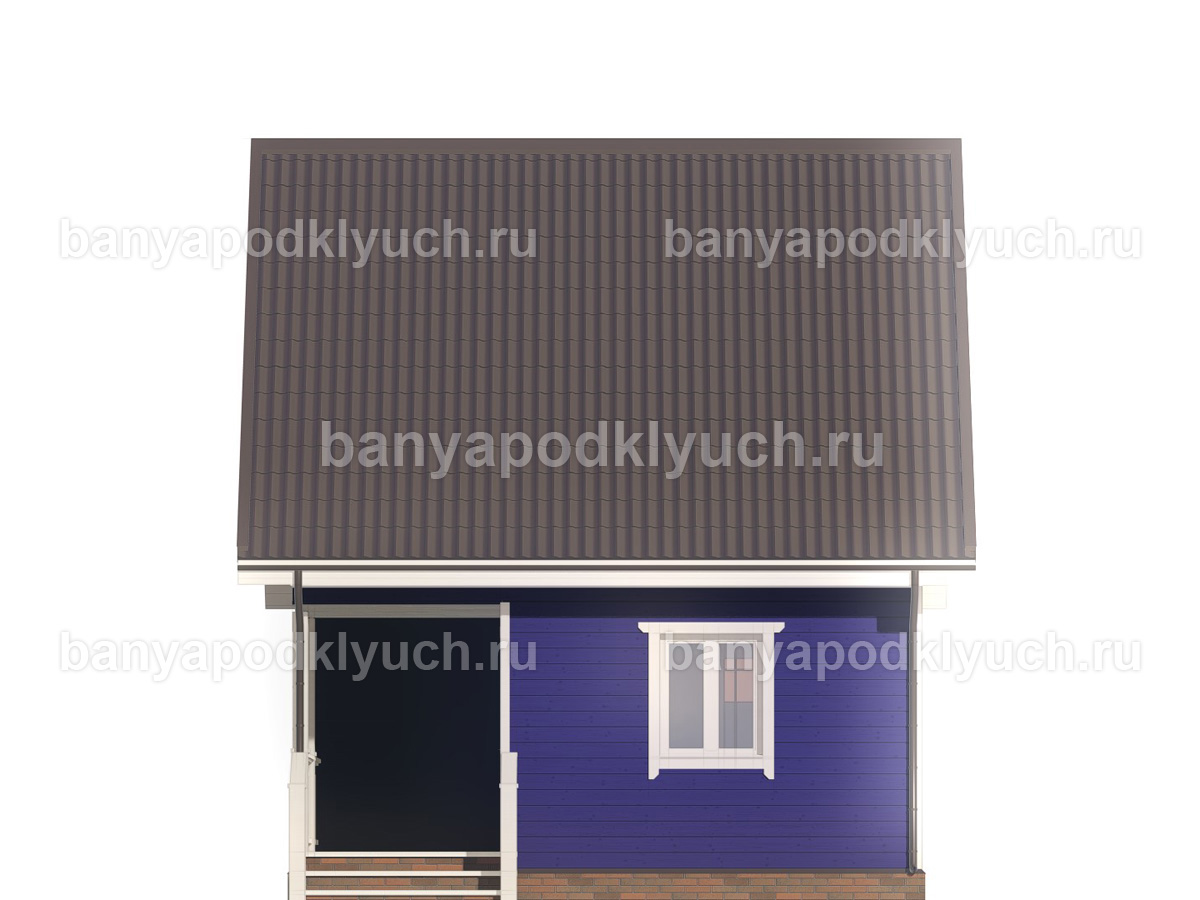 Каркасная баня 6x6 м Каркасная баня 6x6 м