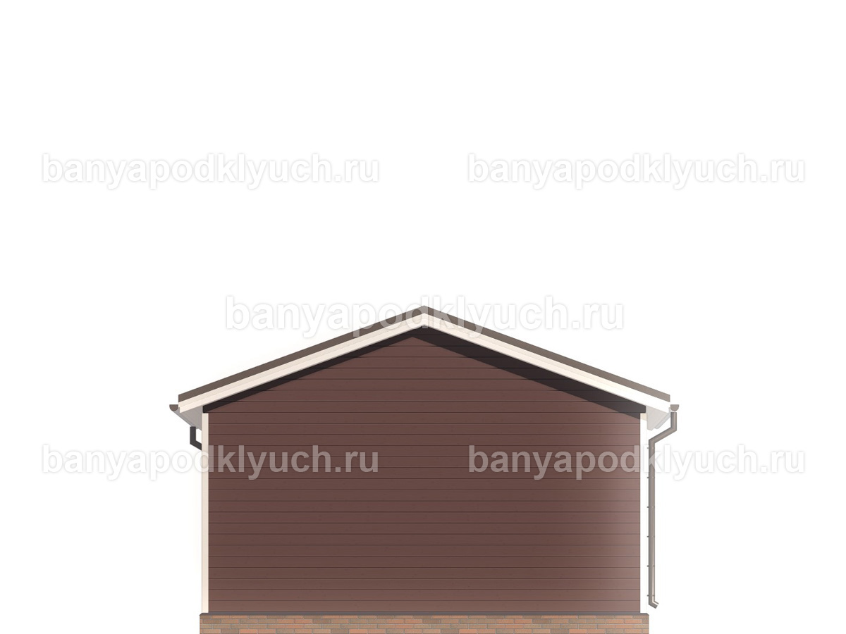 Каркасная баня 6.75x6 м Каркасная баня 6.75x6 м